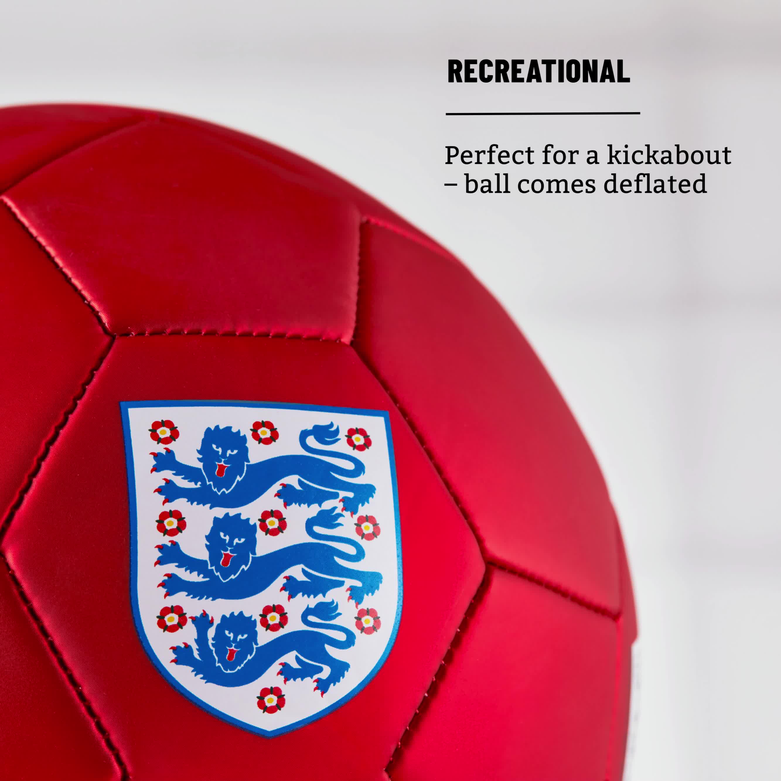 England Football　アンティーク England F.A. English National Team Brown Leather Retro Ball